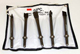 Комплект длинных зубил для пневматического молотка (JAH-6833H), 5 предметов в Краснодаре